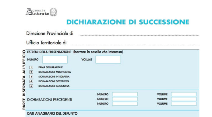 Dichiarazione di successione: dal 2019 sarà solo digitale.