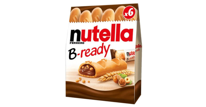 Nutella B-ready: poche calorie, ma anche tanti grassi e zuccheri.